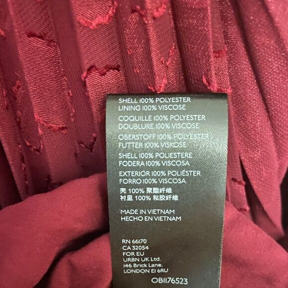 NWT Anthropologie Toulan Pleated Mini Dress XS - Picture 6 of 7